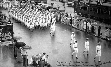 Navy on Parade on Canal Street - September 6, 1942 