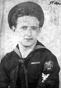 Stanley Galik with his Amphibious Emblem and Campaign Ribbons