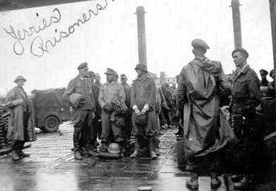 German Prisoners Awaiting Transfer to LCI 35